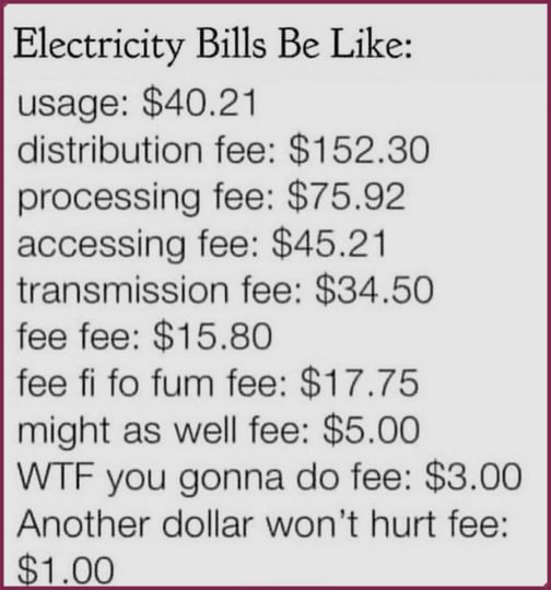 electricity bill